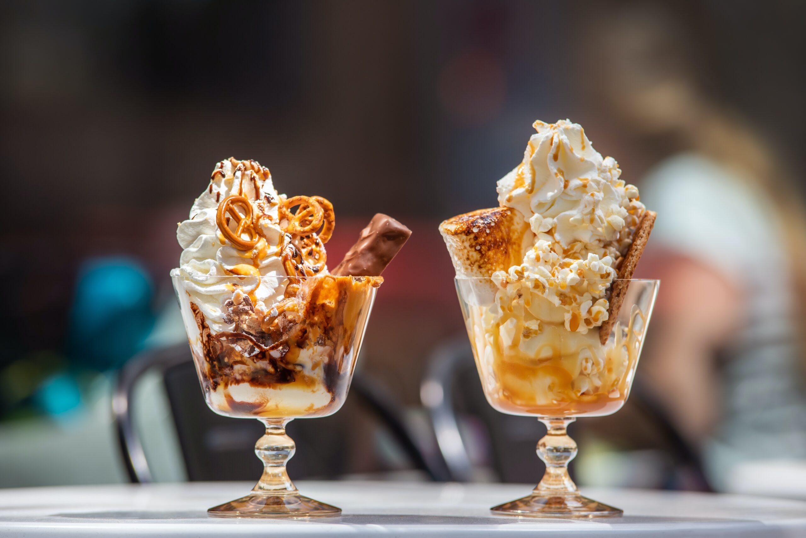 Ice cream sundae bar